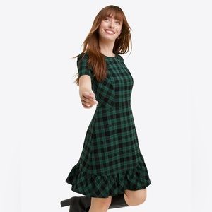 Draper James Green Plaid Dress - Size 14
